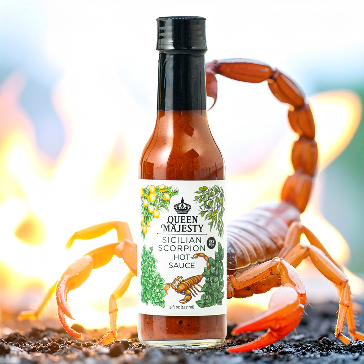 Queen Majesty Sicilian Scorpion Hot Sauce – Chili Klaus