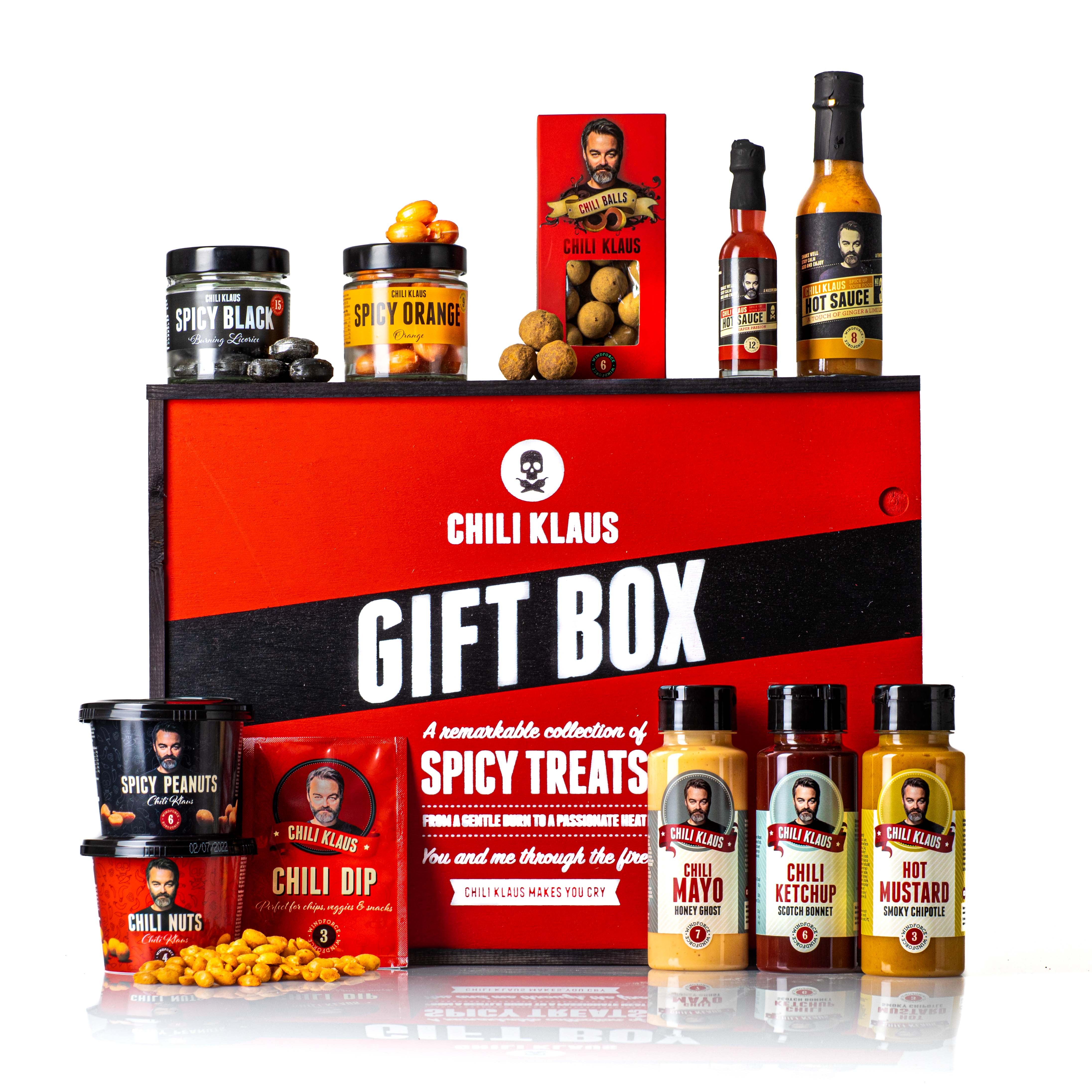 Hot n‘ Sweet Gavebox Chili Klaus