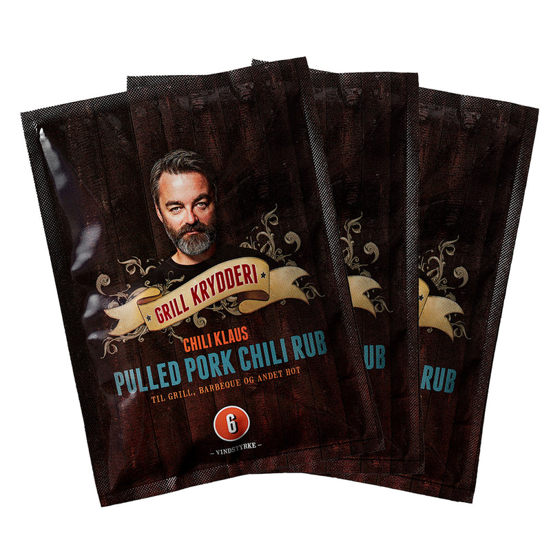 3-pak Pulled Pork Chili Rub – Vindstyrke 6