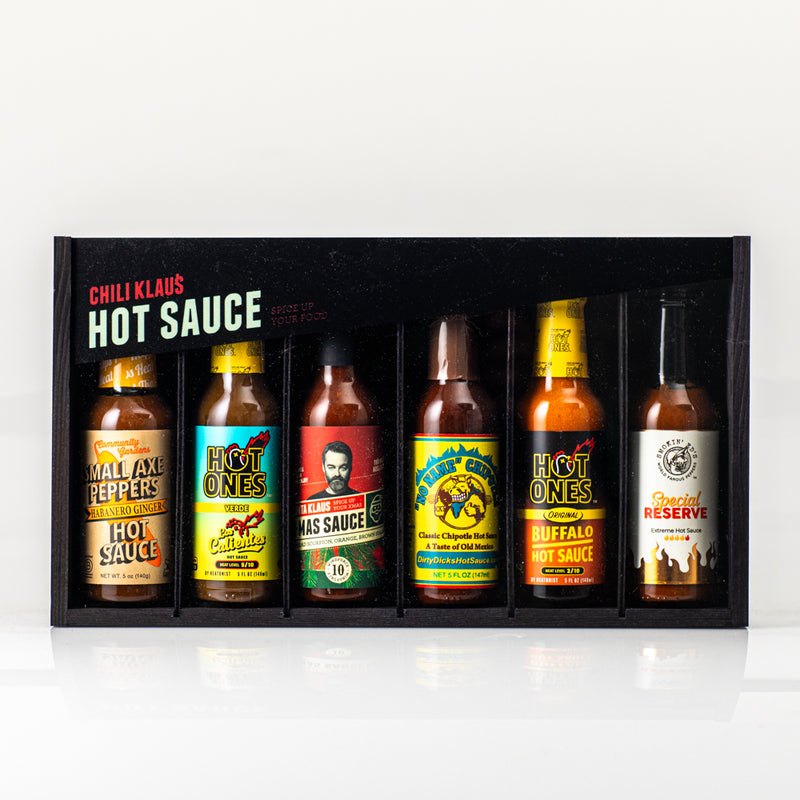 The RACK Version 4 gavebox m. hot sauces