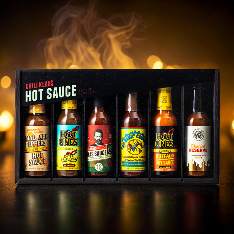 The RACK Version 4 gavebox m. hot sauces