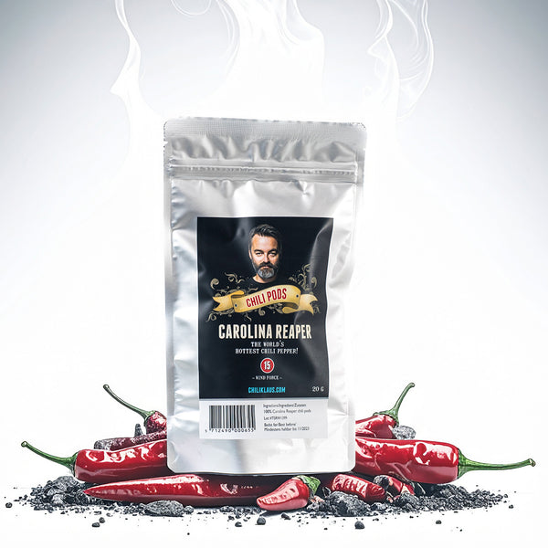 Carolina Reaper – whole and dried