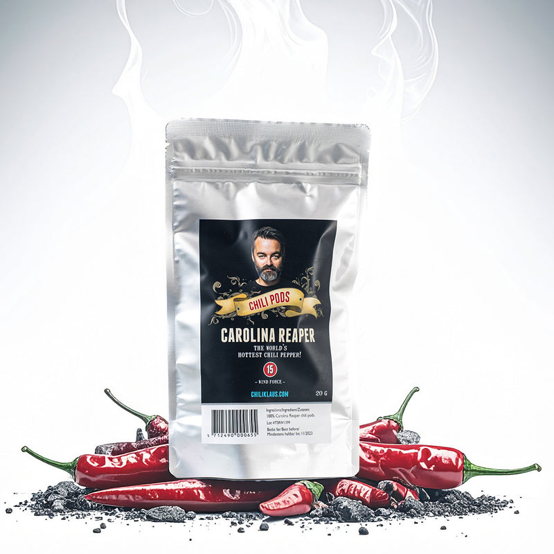 Carolina Reaper – whole and dried