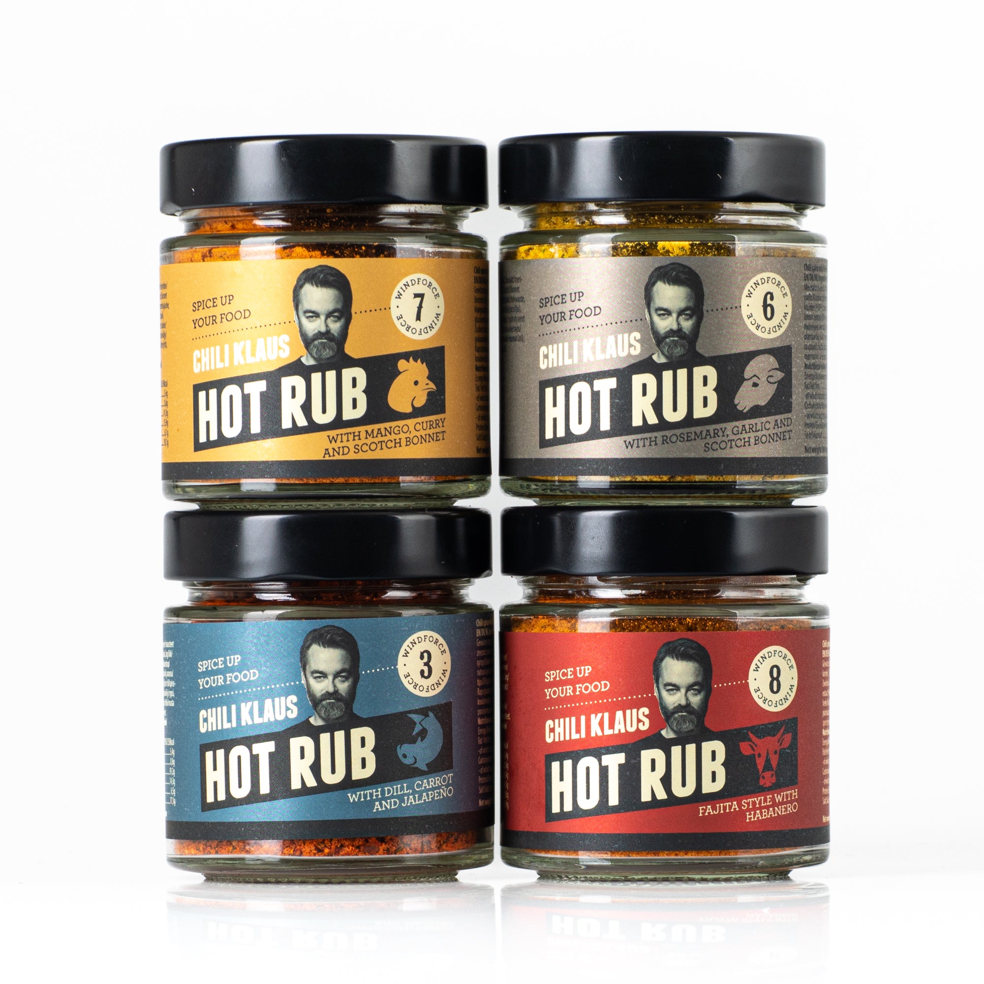Hot Rub 4pack Chili Klaus